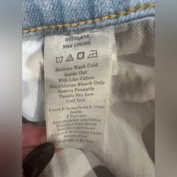 Everlane Authentic Flare Jeans Folsom Fog Light Wash Size 29 NWOT - Picture 8 of 10